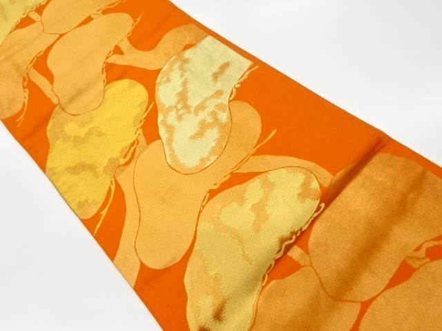 リサイクル　老松模様織出し袋帯